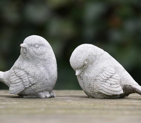 figurki ptaków