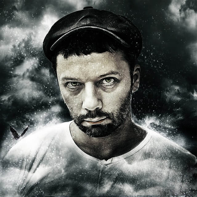 Portret mężczyzny w marynarskiej czapce